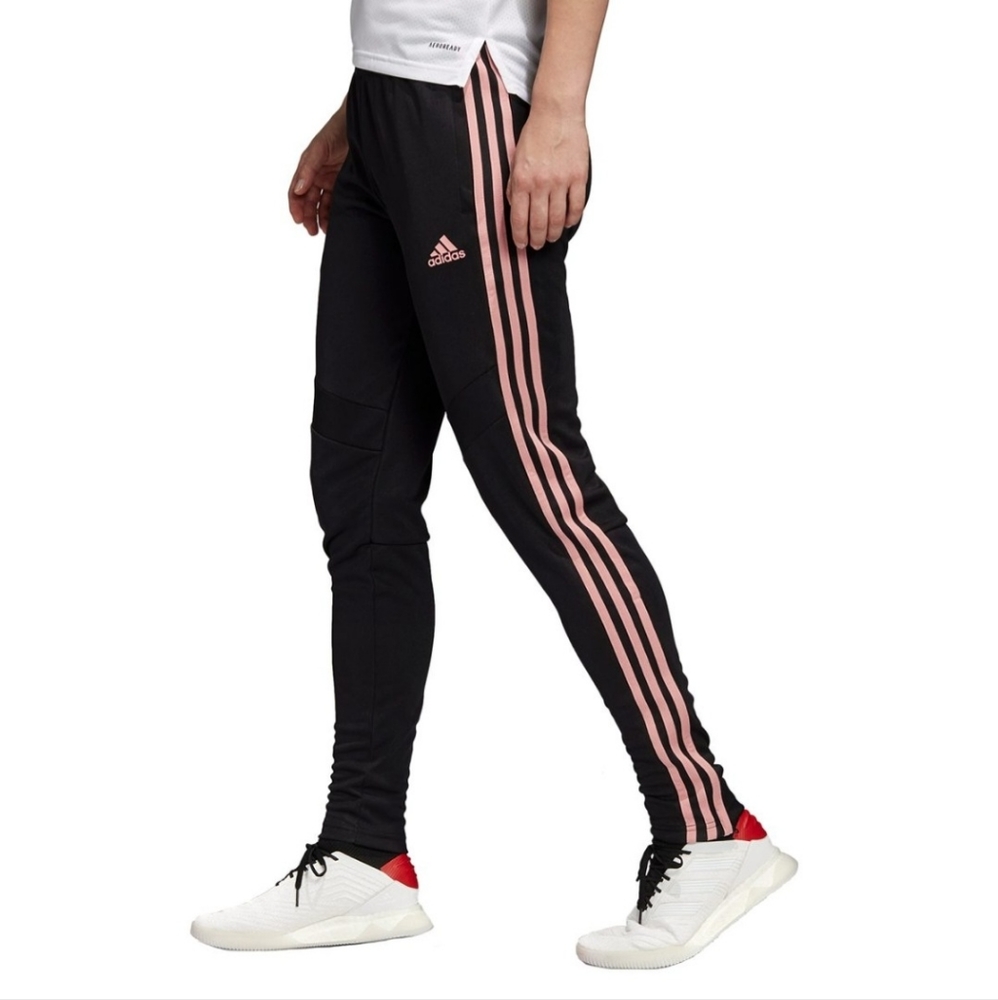 NEW Women's Adidas Tiro 19 Pants FT8429 - Size: Medium - Color: Black/Glory Pink
